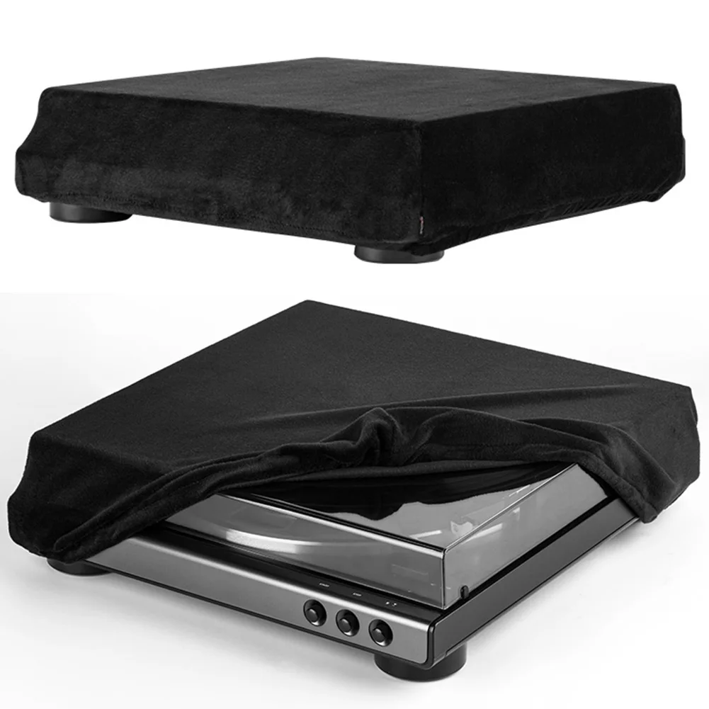 Vinyl Record Cleaner - Cubierta antipolvo para tocadiscos, manguitos giratorios