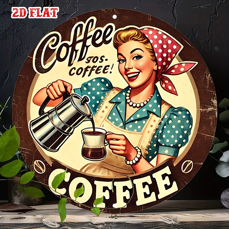 [2D Flat] Letrero de café de a - Vintage Collectible Plates reseña y precio