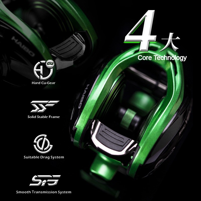 HAIBO VENOM-carrete de pesca a - Developing Tank Reel reseña y precio