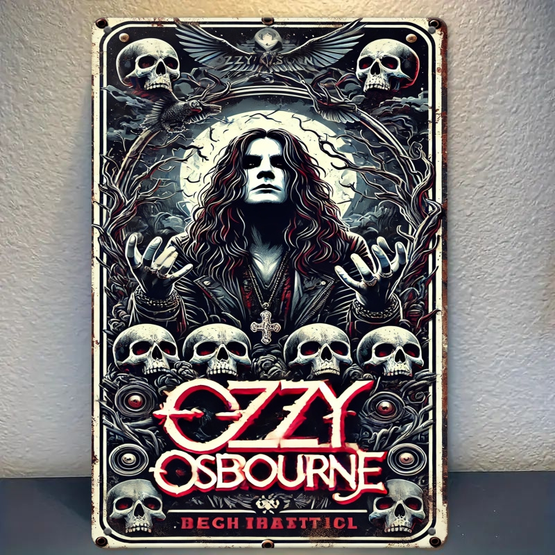 [Letrero Vintage de Ozzy Osbou - Vintage Collectible Plates reseña y precio