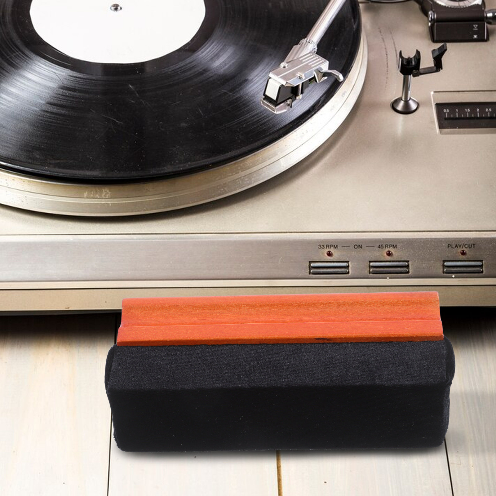 Cepillo para limpiar discos de - Vinyl Record Cleaner reseña y precio