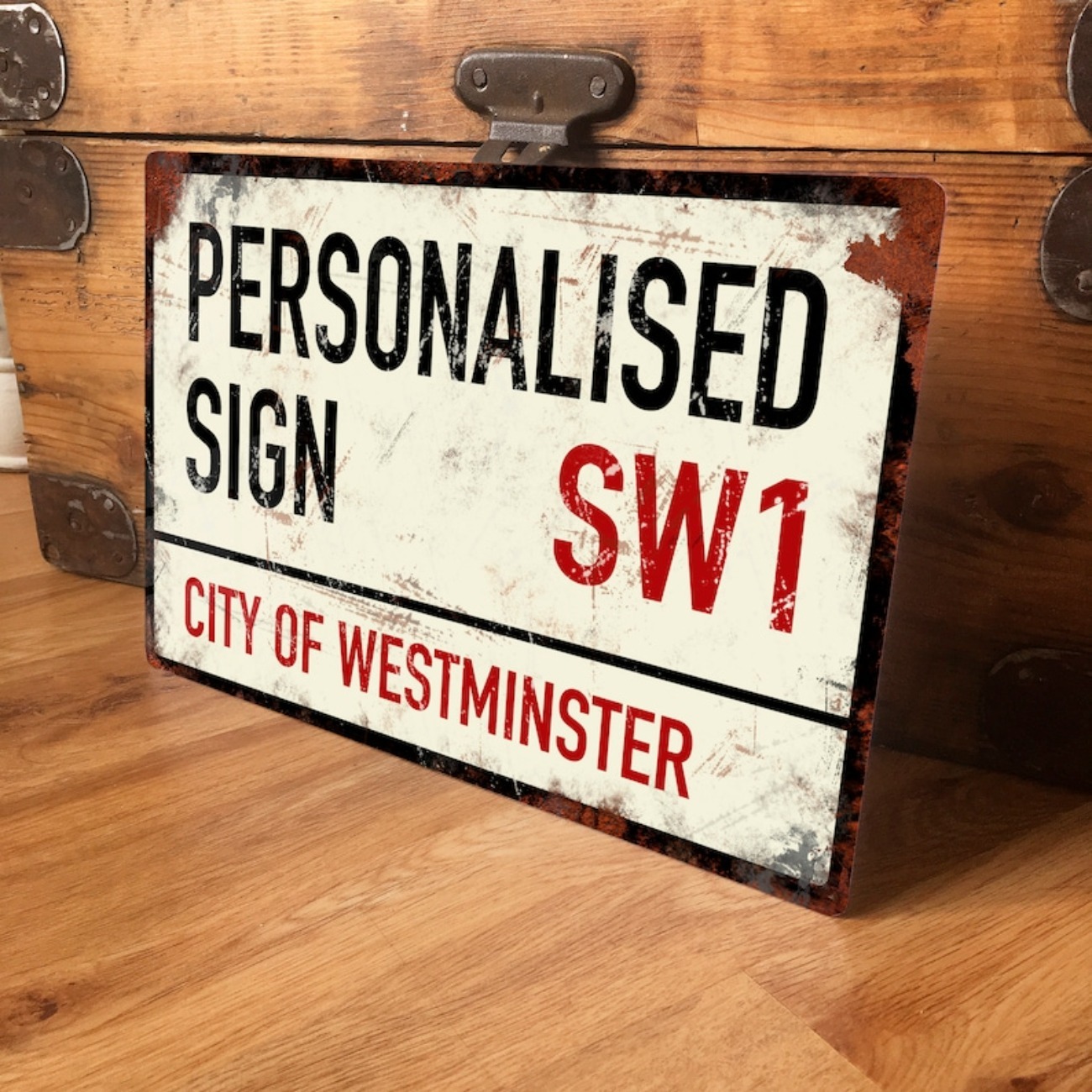 Letrero de metal personalizado - Vintage Collectible Plates reseña y precio