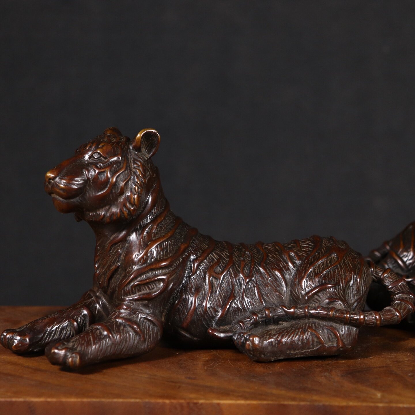 Estatua de Tigre de Cobre Vint - Vintage Collectibles Store reseña y precio